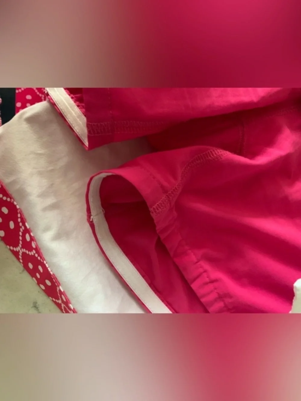 Vineyard Vines Pink Dot Lattice Skort - 8
